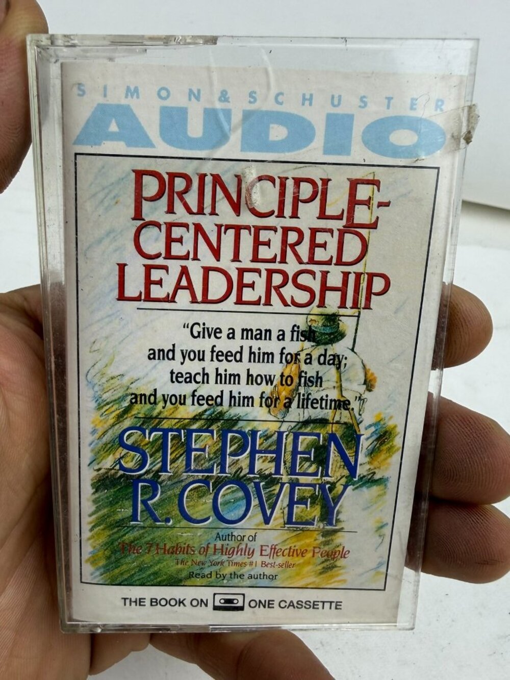 Principle-Centered Leadership Stephen R. Covey Cassette poster only collectable